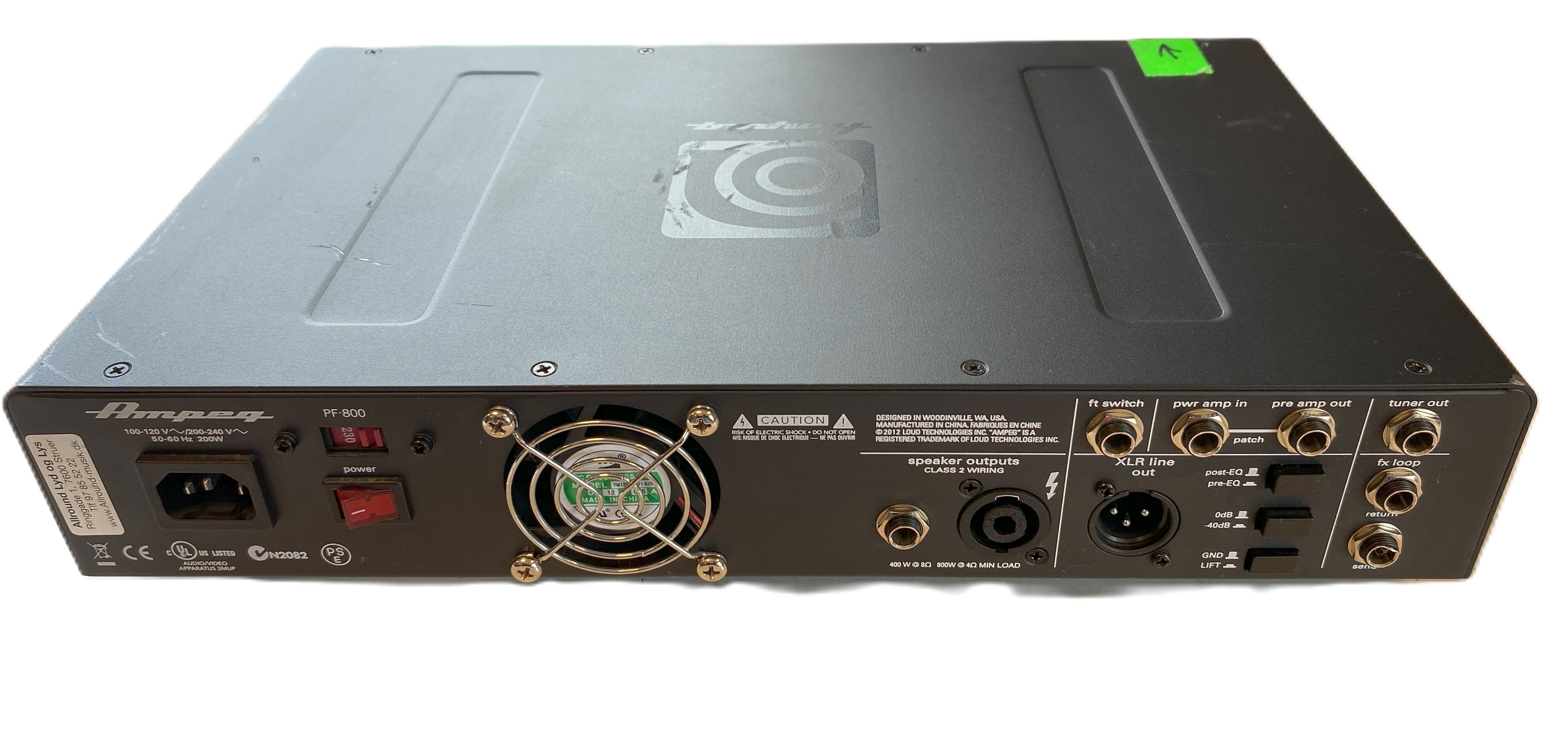 USED) Ampeg PF-800 Bass Head - Used products - Allround Musik